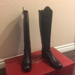 Salvatore Ferragamo Rodi Knee High Boots